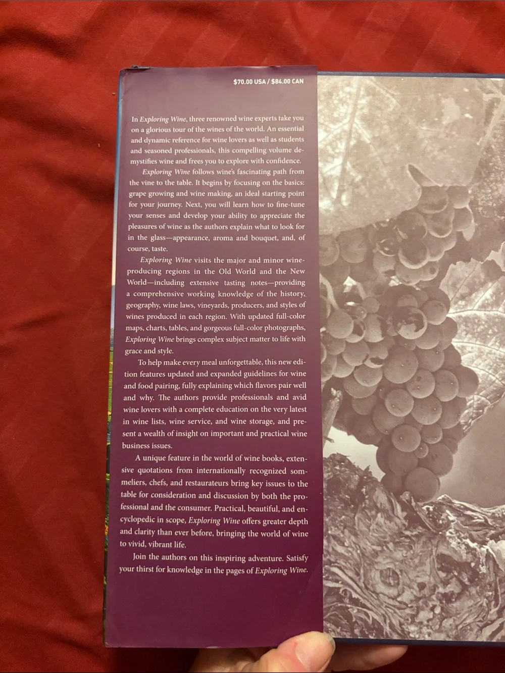 Exploring Wine Hardcover Book - Green Vineyard Cover